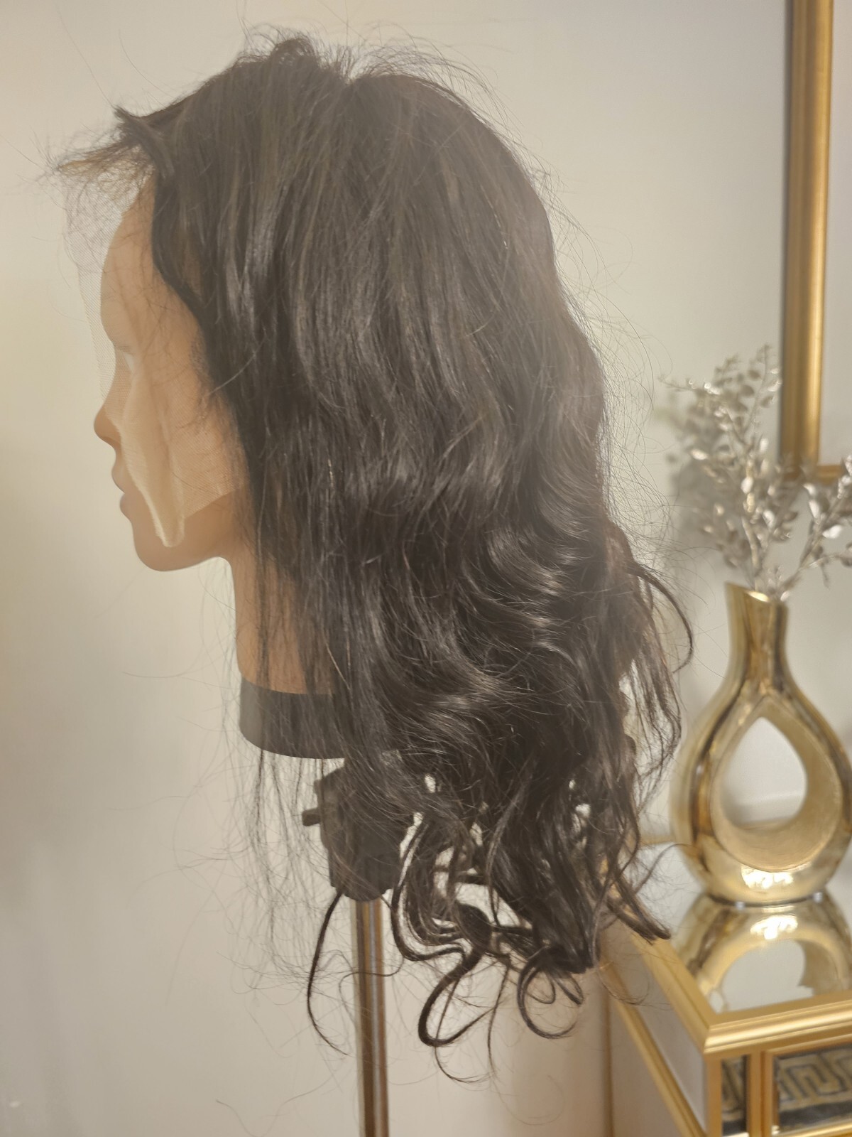 High Quality regular Top 18 to 20″ straight 100% Virgin Human Hair Lace Wig