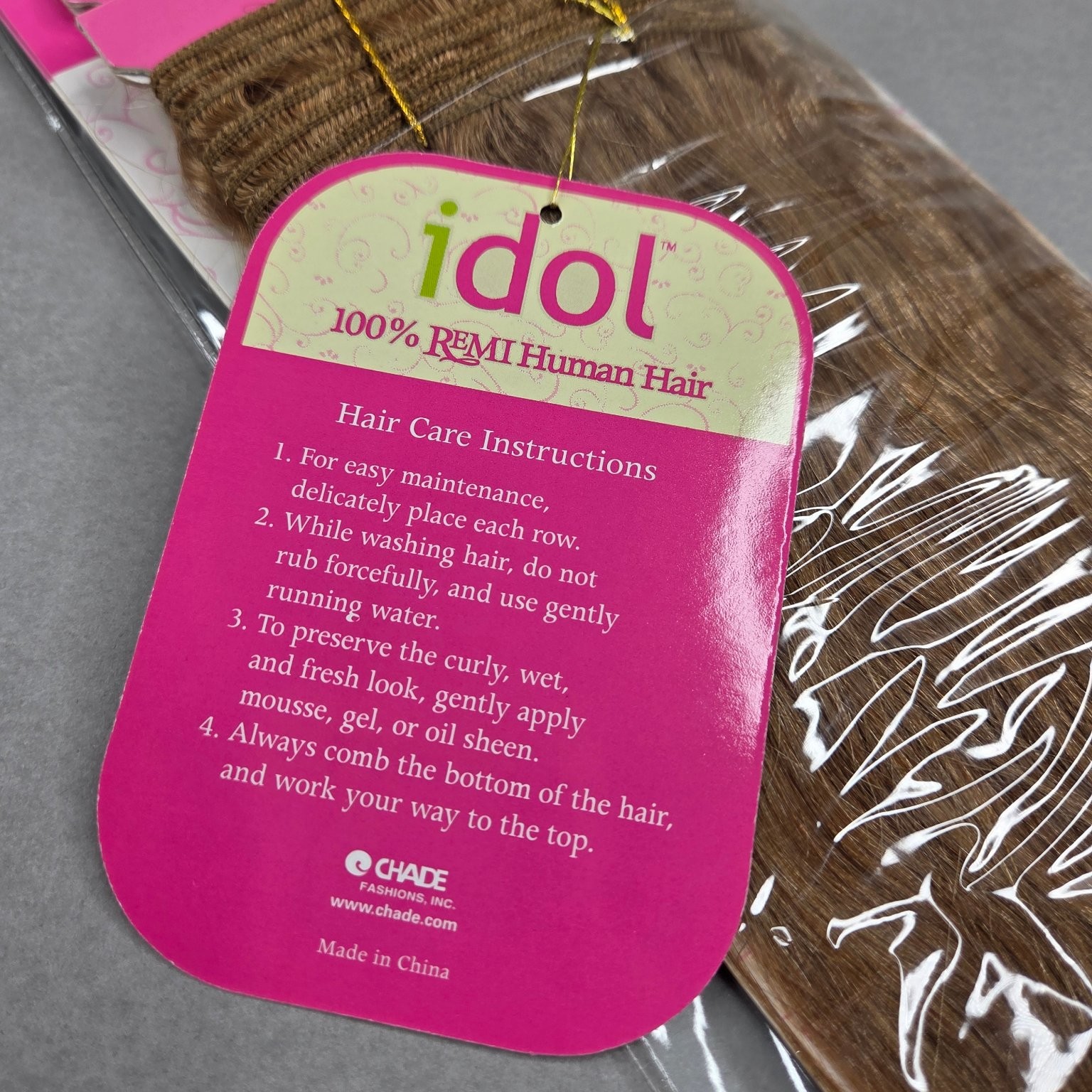 Idol INDIAN REMI Wet & Wavy Human Hair Extensions 10S F27/30 Jerry Curl