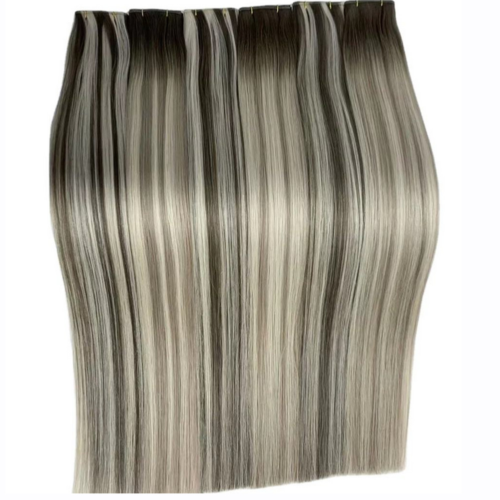 Customize Spider Seamless Octopus Clip in Hair Butterfly Clip in Wefts Topper