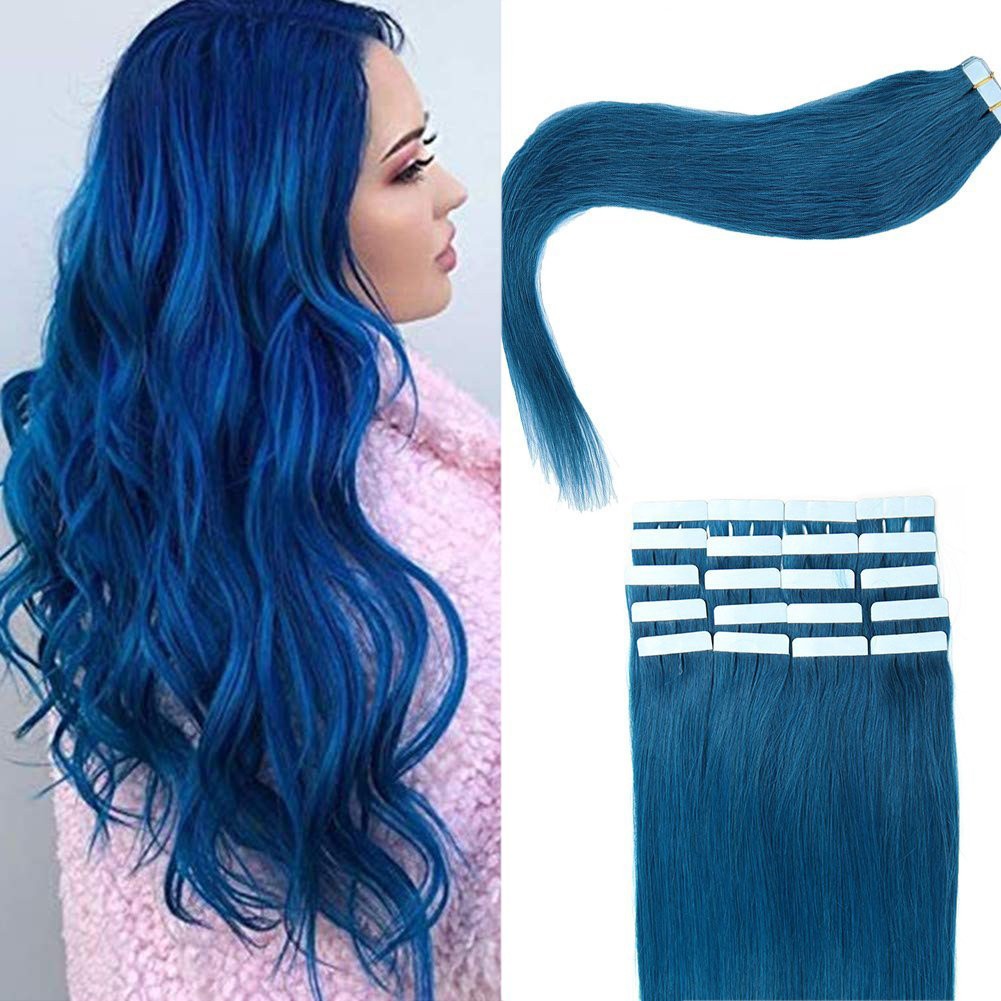 Tape in Hair Extensions Real Human Hair Skin Wefts Remy Brazilian Hair Straight