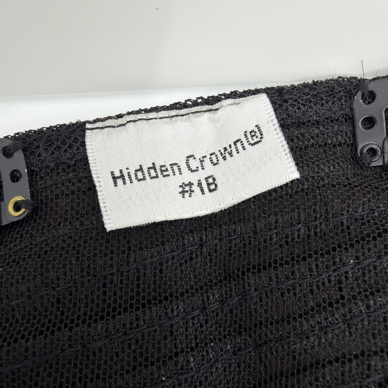 Hidden Crown V CLIP #1B Black V Clip In 12” Layered 6 Clip One Piece NEW