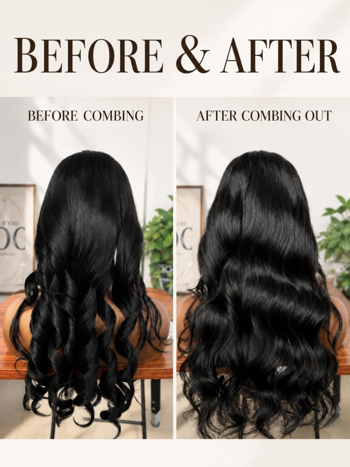 22″ Loose Body Wave Human Hair Wig, Glueless 13×4 HD Lace Front, Pre Plucked, Dr