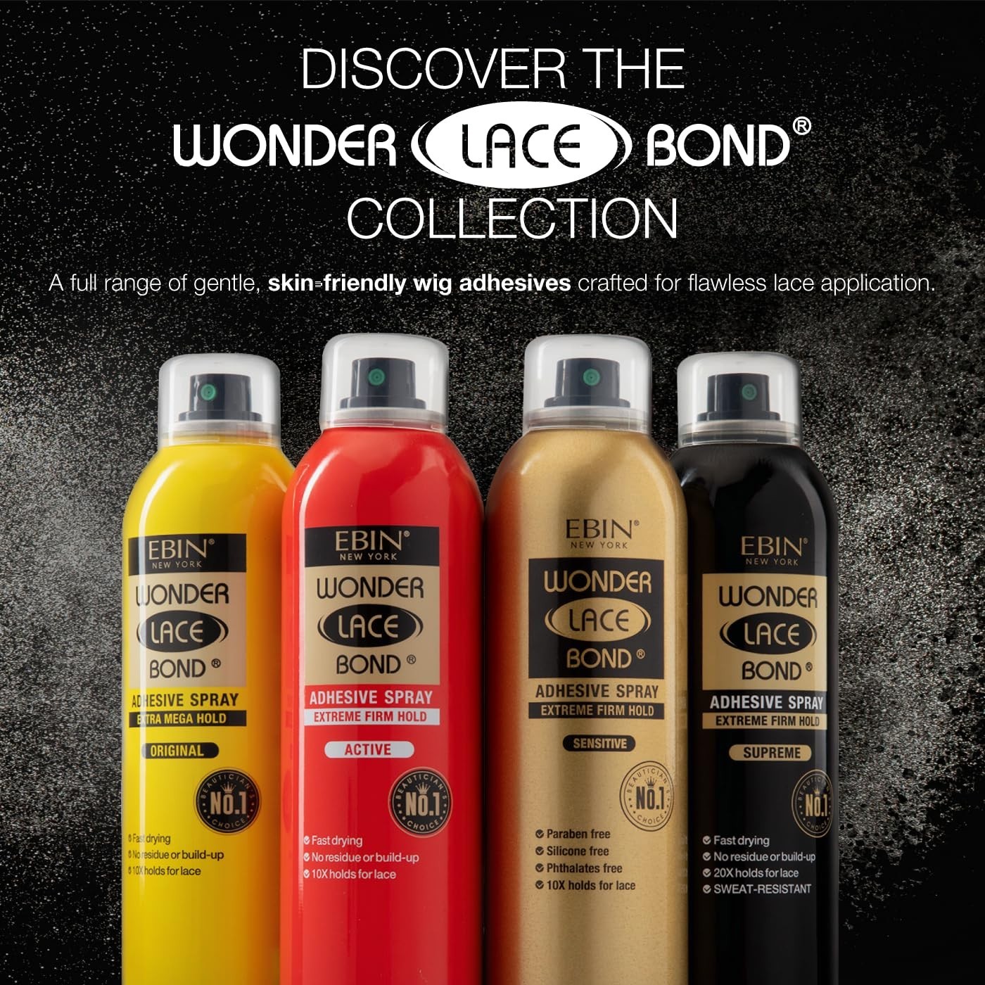 Wonder Lace Bond 2.7oz: Extra Mega Hold Wig Adhesive Spray for All-Day Finish