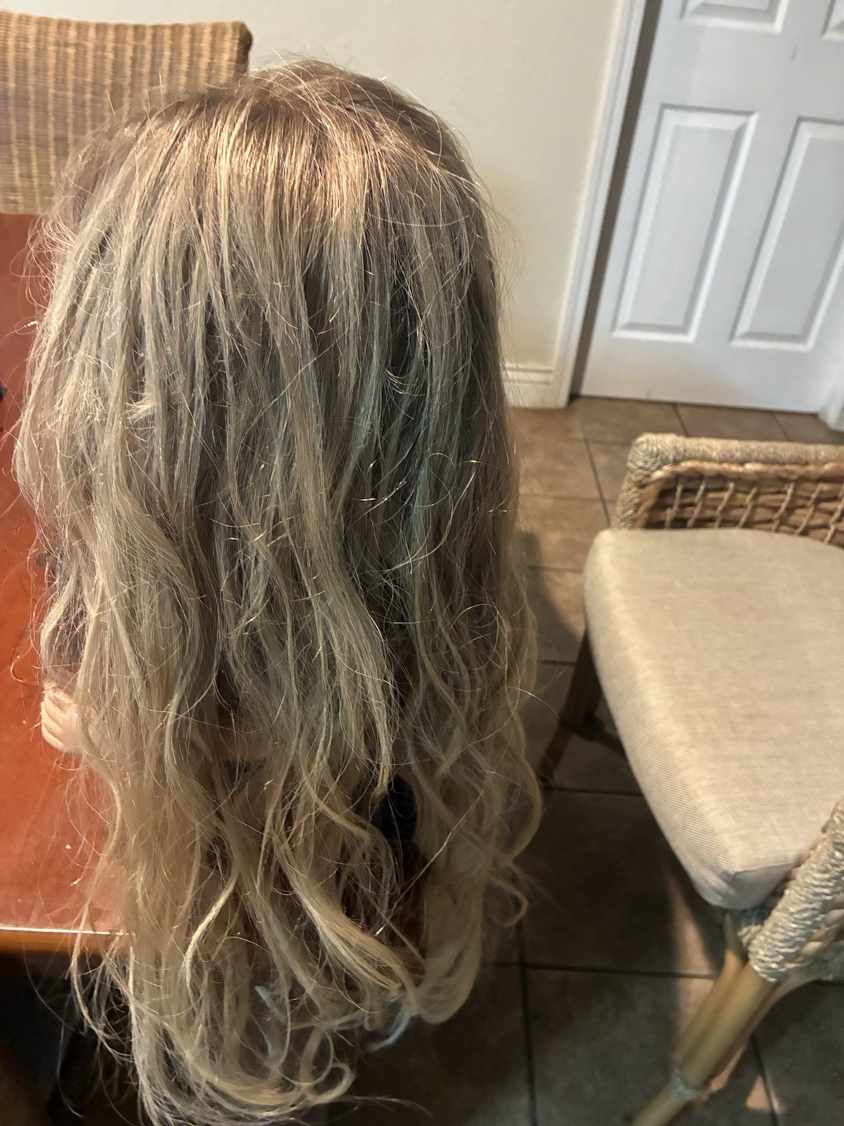 Hairvivi VIVIAN Lace Front REAL Human Hair 16in Medium Cappuccino lace