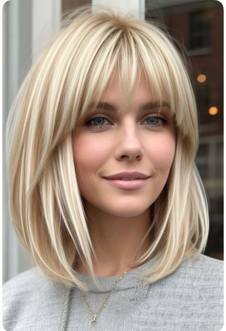 Low Density Hair Wig | Blonde Layered Short Straight