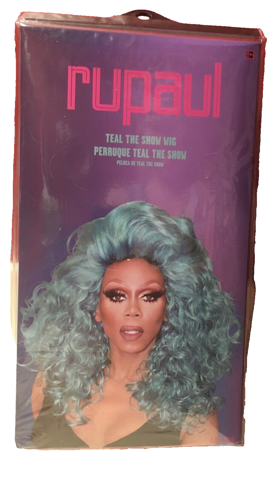Rupaul “Teal The Show” Blue Wig Halloween Costume Adult Fake Hair Drag Pride