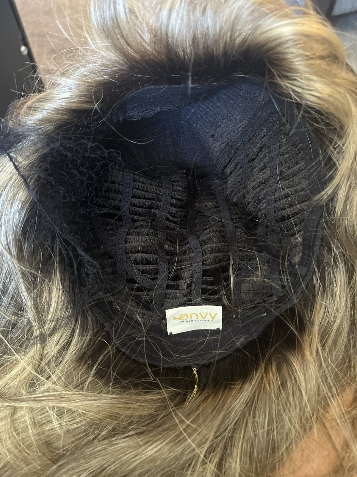 MIRANDA Wig by ENVY, **Honey Breeze** Medium With Bangs, Open Cap! New!