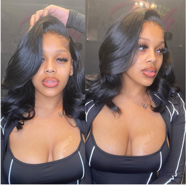 Europe and the United States dyed wig fashion women’s medium long curly hair wav