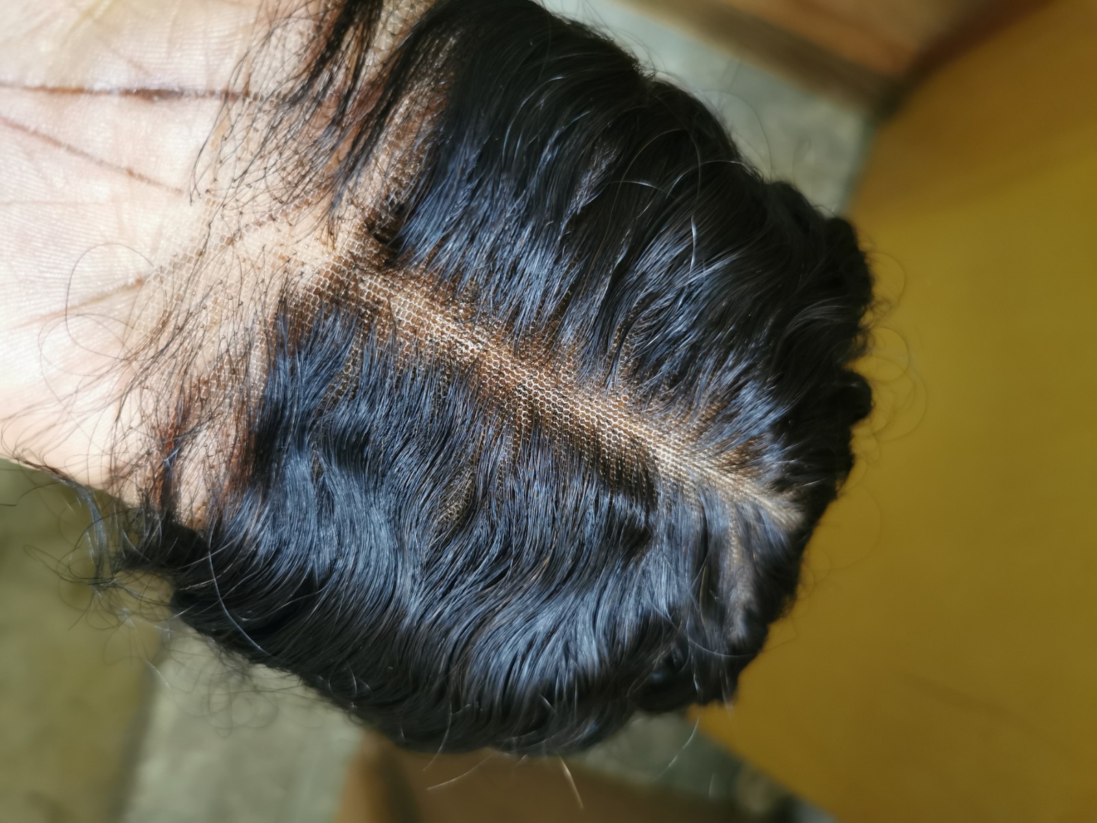 Custom High Quality Sexy Deep Curly 26” Virgin Human Hair Wig 1B