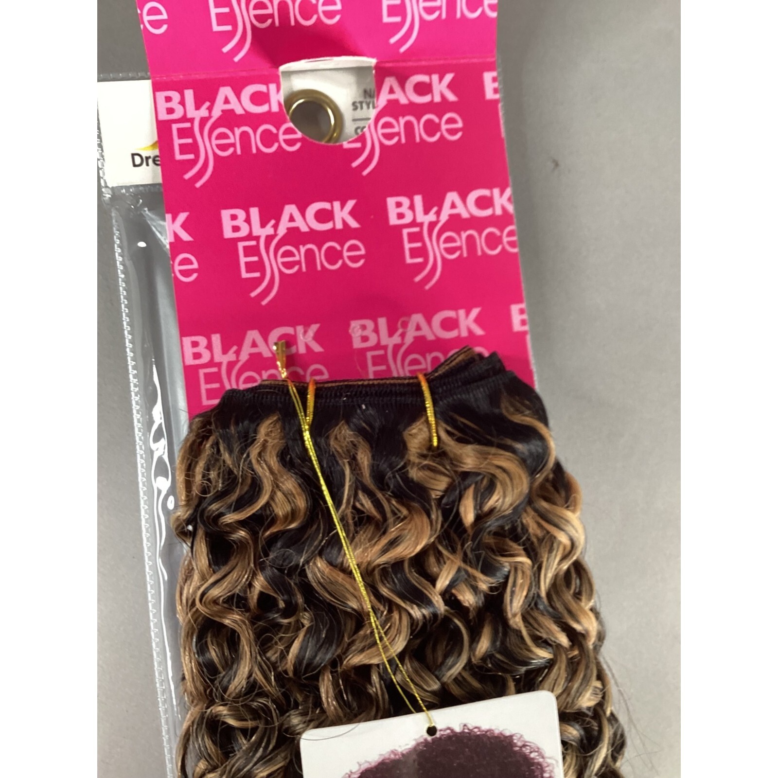 12″ Short Jerry Curl Color #F1B27 Off Black Highlights Blended Hair Extensions