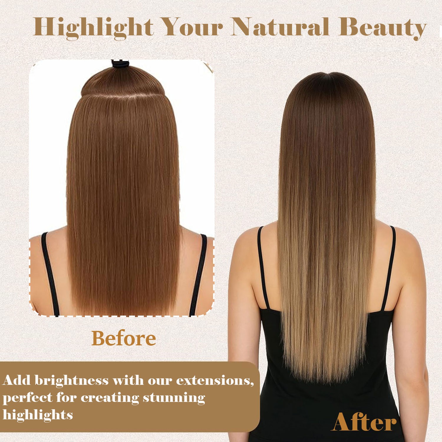 Lace Weft 6Pieces Clip in 100% Remy Human Hair Extensions Real Hair Half Head US