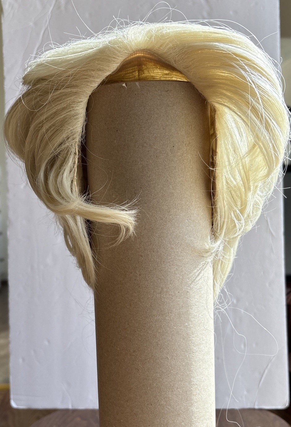 Princess Costume Wig with Hairclips Queen Long Light Blonde Braided Wigs