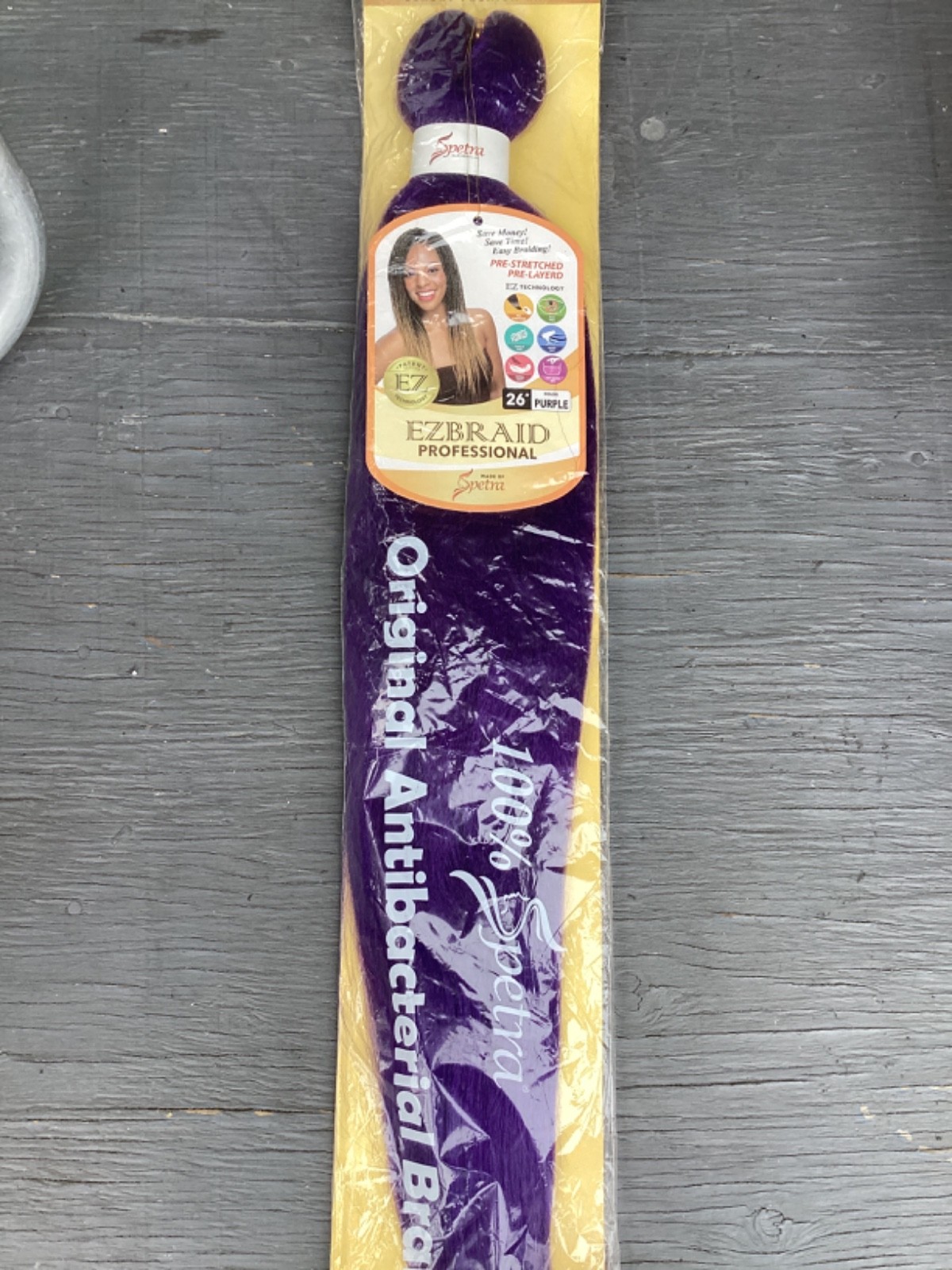 spetra braiding purple hair nib