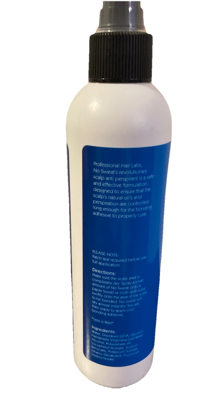 Pro Hair Labs No Sweat Scalp Anti-Perspirant 8oz lace wig hairpiece ghost bond