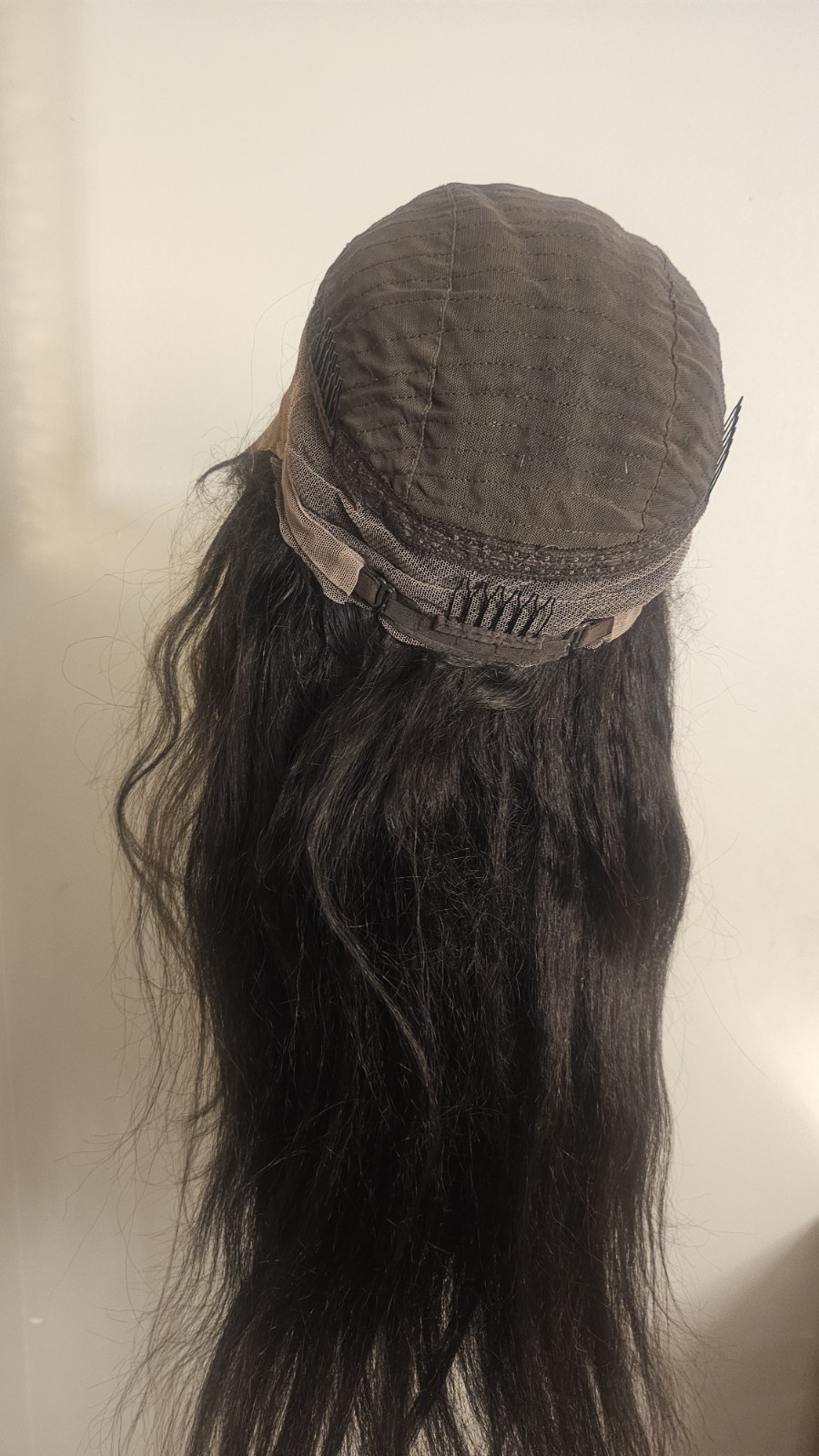 High Quality regular Top 26 to 28″ straight 100% Virgin Human Hair Lace Wig