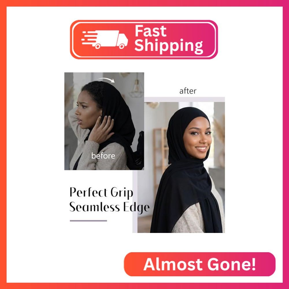 Dreamlover Wig Grip Band, Headband for Keeping Wigs in Place, Black, 2 Pieces