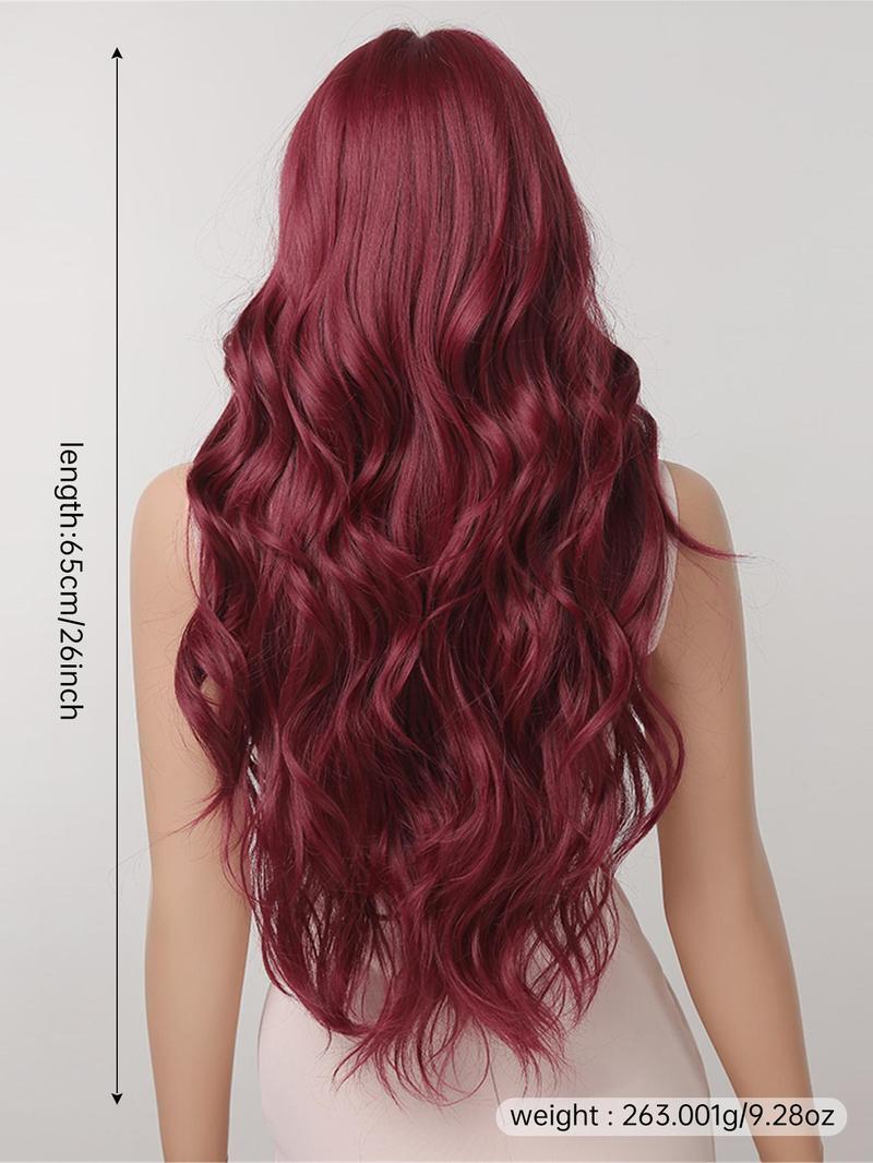 Long Curly Wavy Wigs for Women,26 Inch Natural Gorgeous Easy To Wear Fluffy Wigs