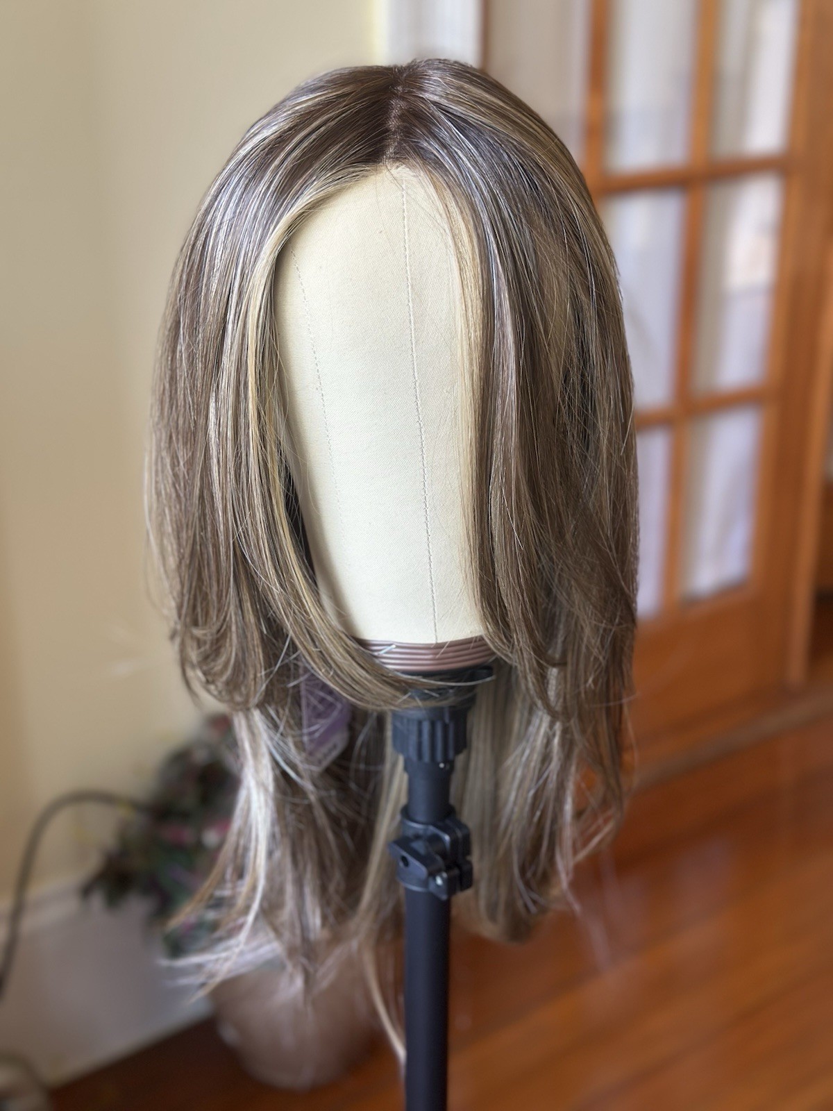 Jbextensions Sarah Monofilament Hazelnut color 22 inches