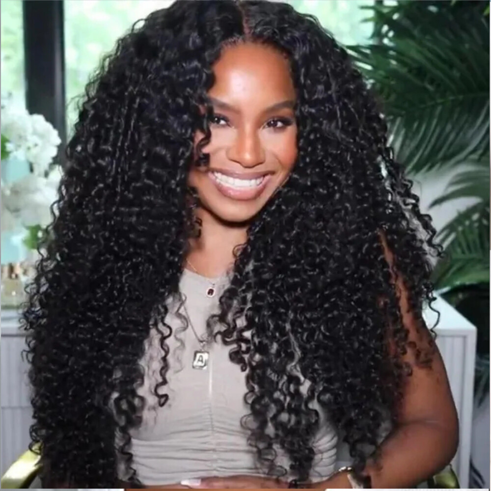 UNice Hair Brazilian Curly 3 Bundles Human Hair Extensions Virgin Hair Weaves US