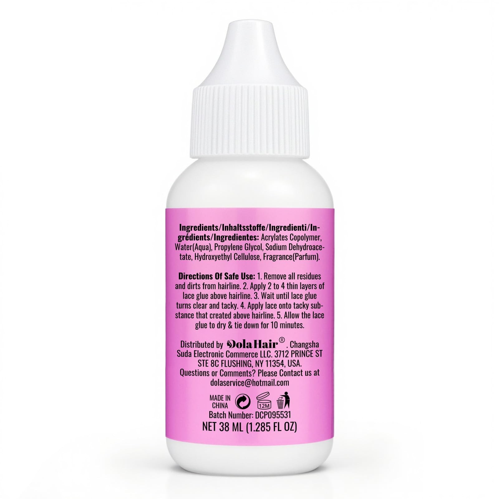 Dolahair Wig Glue Spray for Front Lace Wig Lace Melting Spray for Wigs Melting S