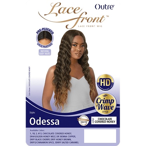 Crimp Wave style with Silky hair texture Lace front wig – ODESSA
