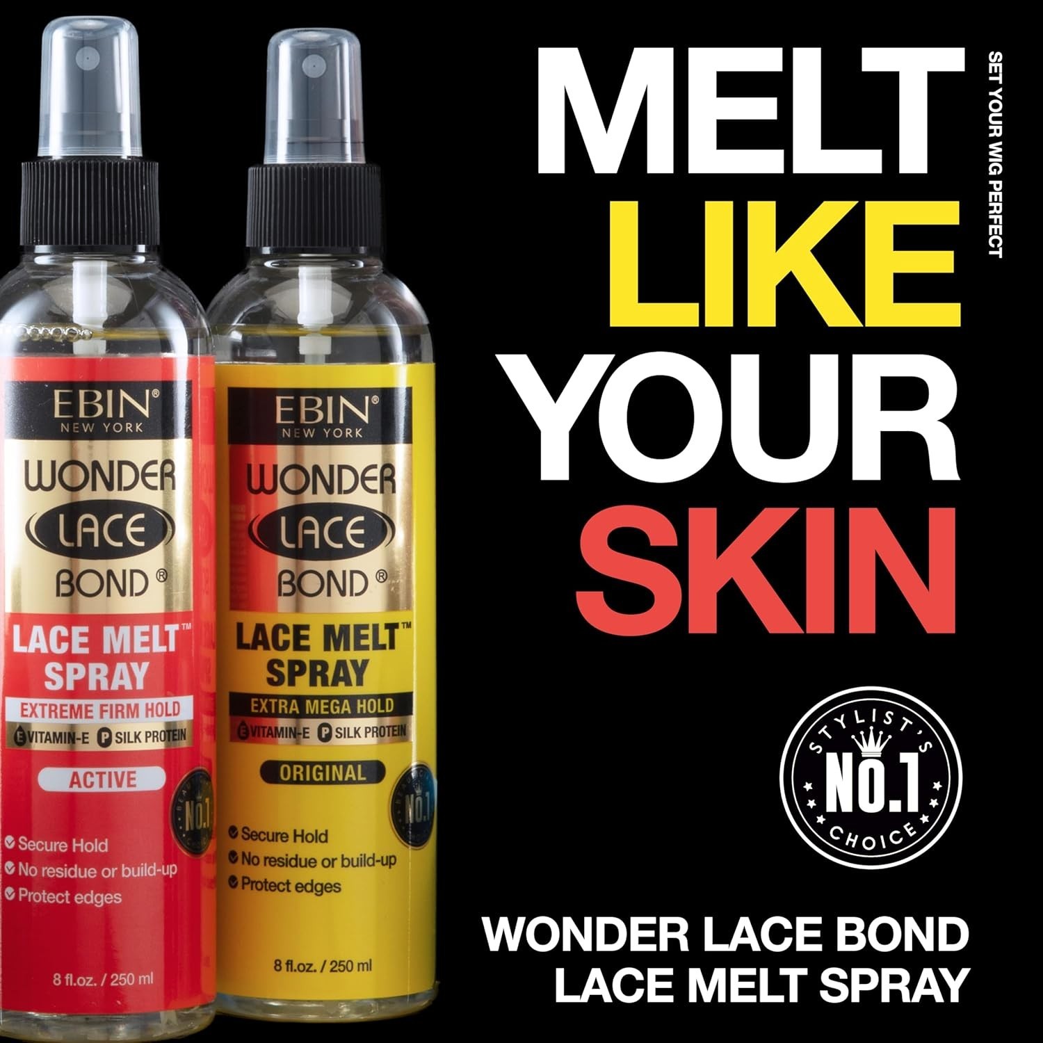 Nourishing Wonder Lace Bond Melt Spray 100 ml – Protects Edges & Holds Strong