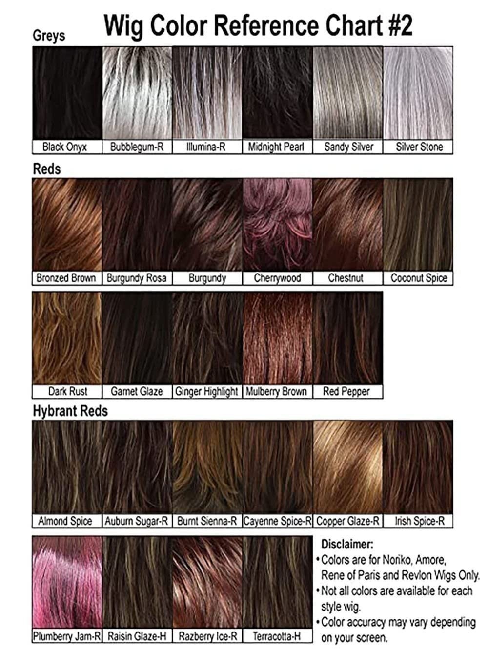 Nutmeg-F Noriko Angelica Synthetic Wig by Rene of Paris with Wig Lift Comb