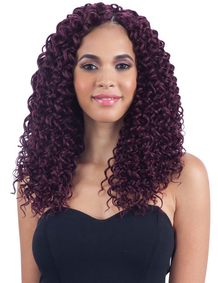 *4-Pack/6-Pack* BEACH CURL 12″ – FREETRESS SYNTHETIC BRAID CROCHET BULK HAIR