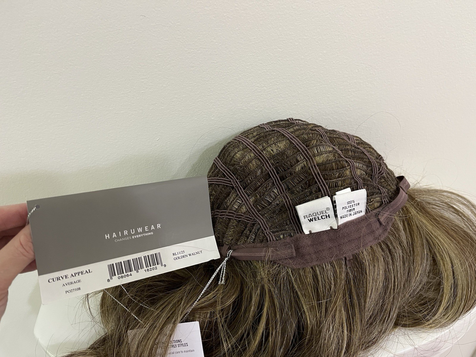 Raquel Welch Wigs Curve Appeal Wig Lace Front Left Mono Part Golden Walnut