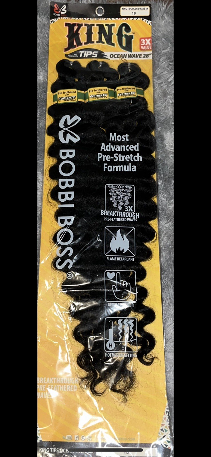 Bobbi Boss & Outre Braiding Hair Bundle New 4 Packs Black 1B & 2