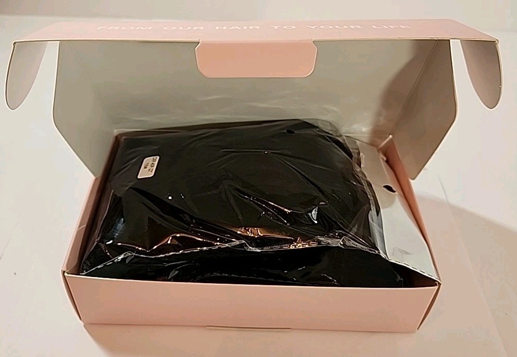 HMD 22″ Wavy Drawstring Ponytail Extension #1B Natural Black Daily Fashion 150g