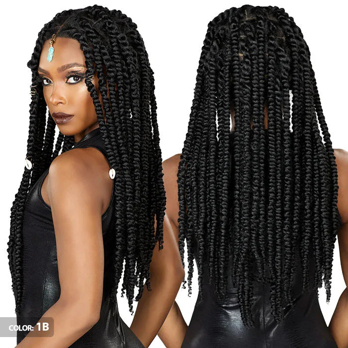 Sensationnel Strand X Glueless HD Full Lace Hand-Tied Braided Wig – UNIT 6