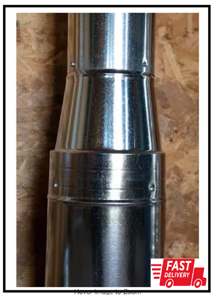 14 in. to 12 in. Metal Round Duct Reducer NEW