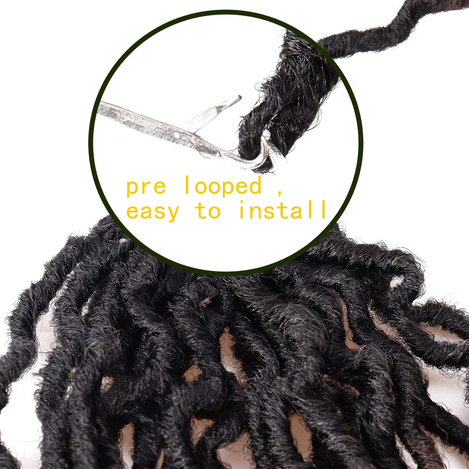 14 Inch Goddess Faux locs Crochet Hair 6 Packs/Lot Soft Gypsy Locs Wavy Croch…