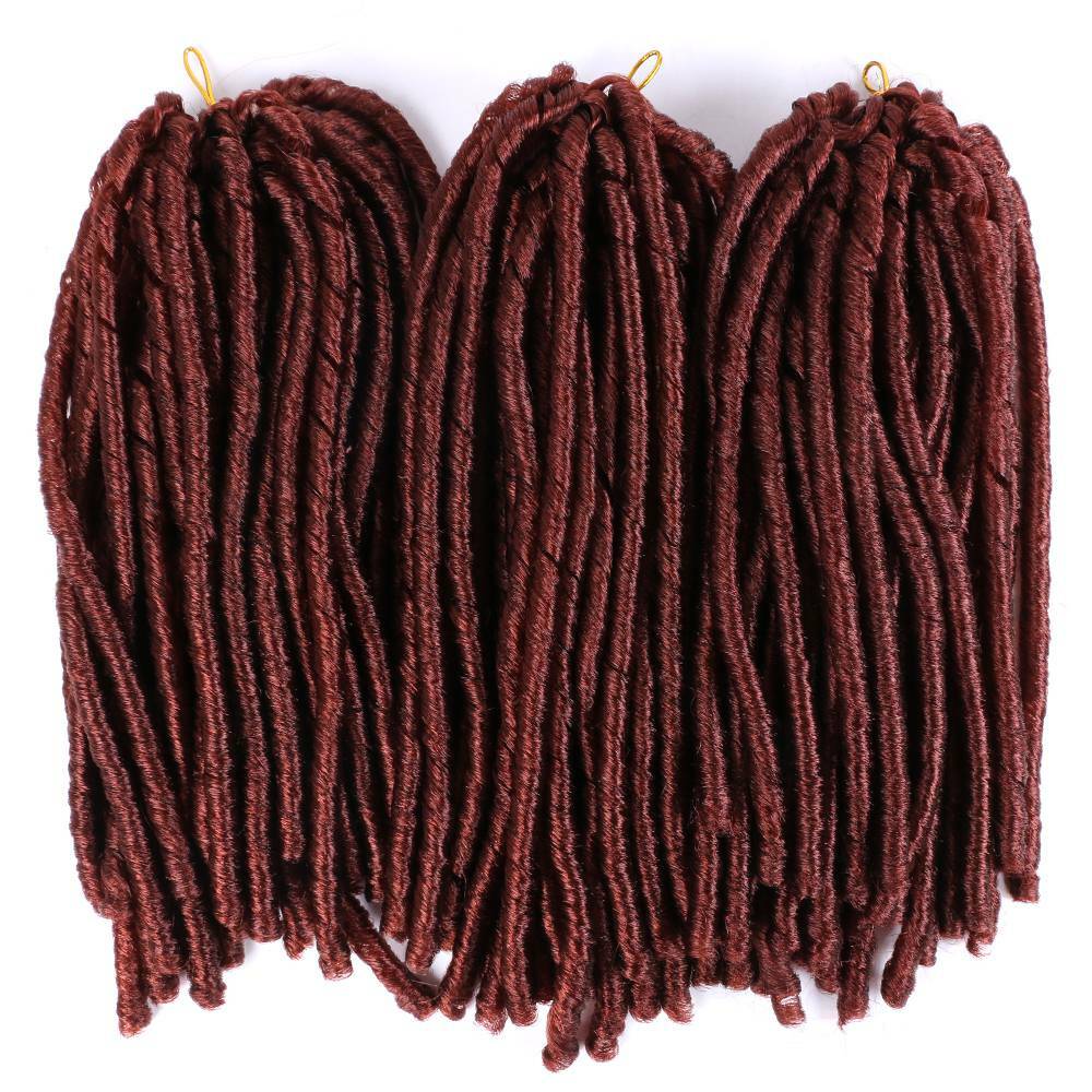 14 Inch Soft Faux Locs Crochet Hair Soft locs Synthetic Braiding Hair Extensions