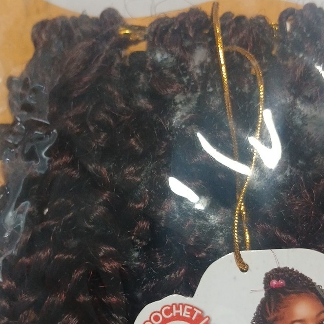X-Pression Bohemian Curly Twist 10in Crochet Loop Hair Extensions 30 2T1B/425