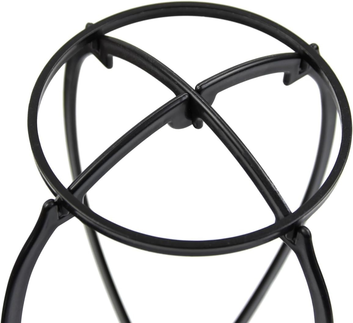 Durable Plastic Wig Stands – 14.2 Inches, Ideal for Air Drying & Storage