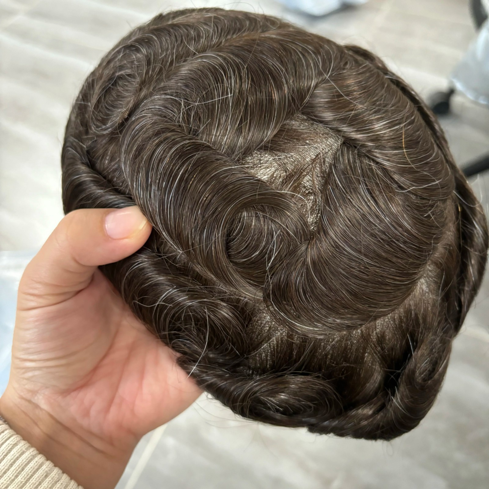 Super Natural Hairline 80Density 0.02mm Ultra Thin Skin Undetectable Vloop Men