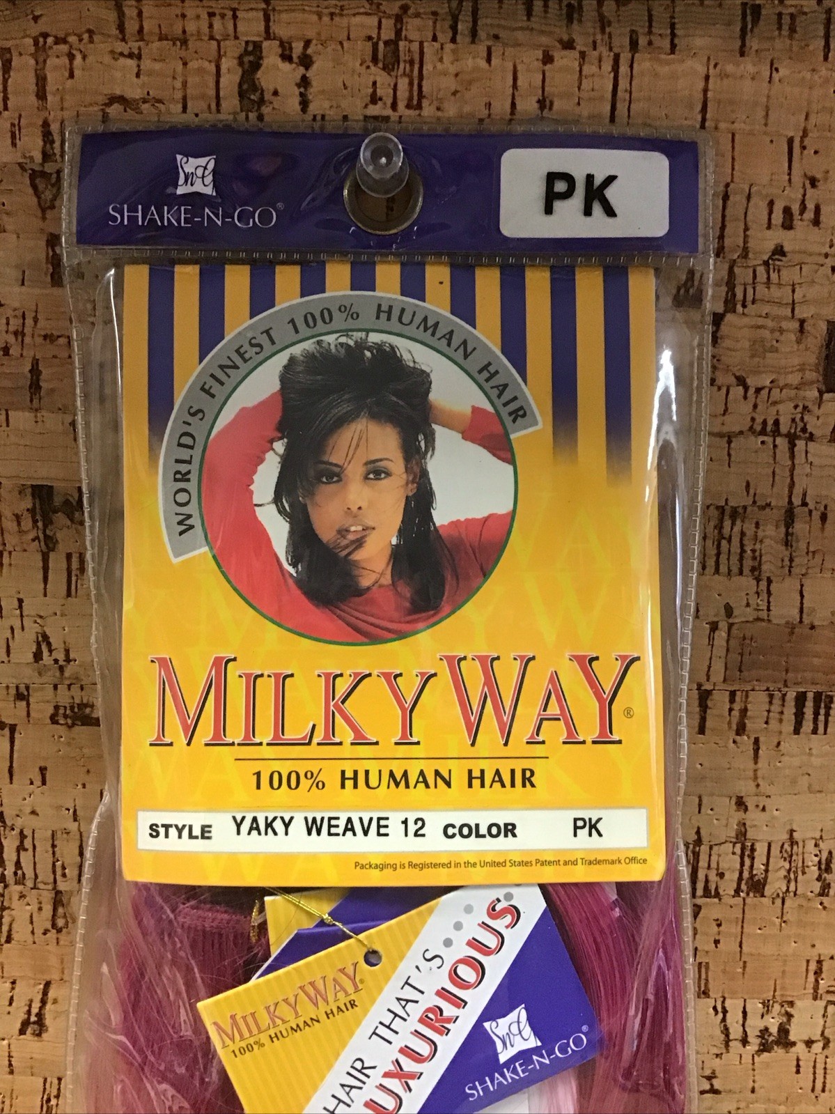 Milky Way 100% Human Hair Yaky Weave 12 Pink New A-5
