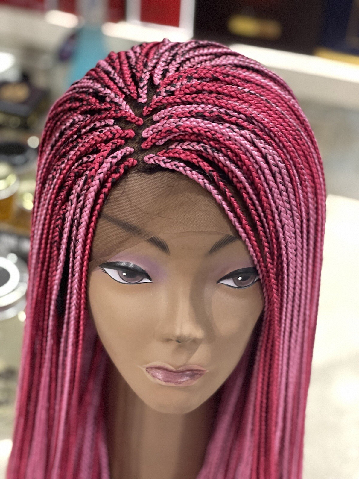 Micro Box Braided Wig (READY TO SHIP)