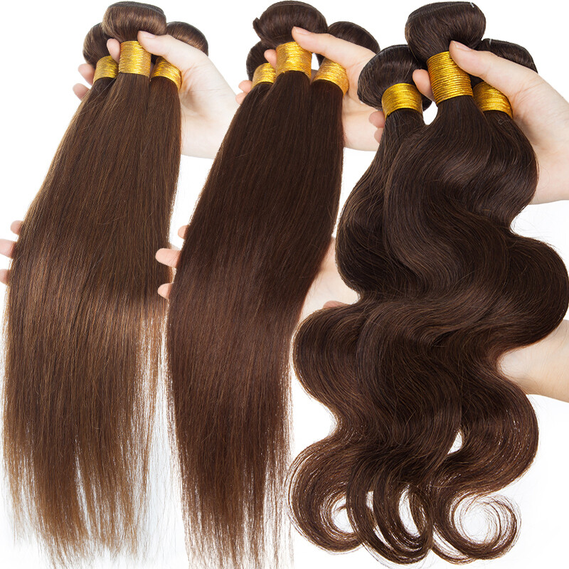 9A Unprocessed Sew In Virgin Human Hair Extensions Weaving 24″ 26″ 28″ 30″ Long