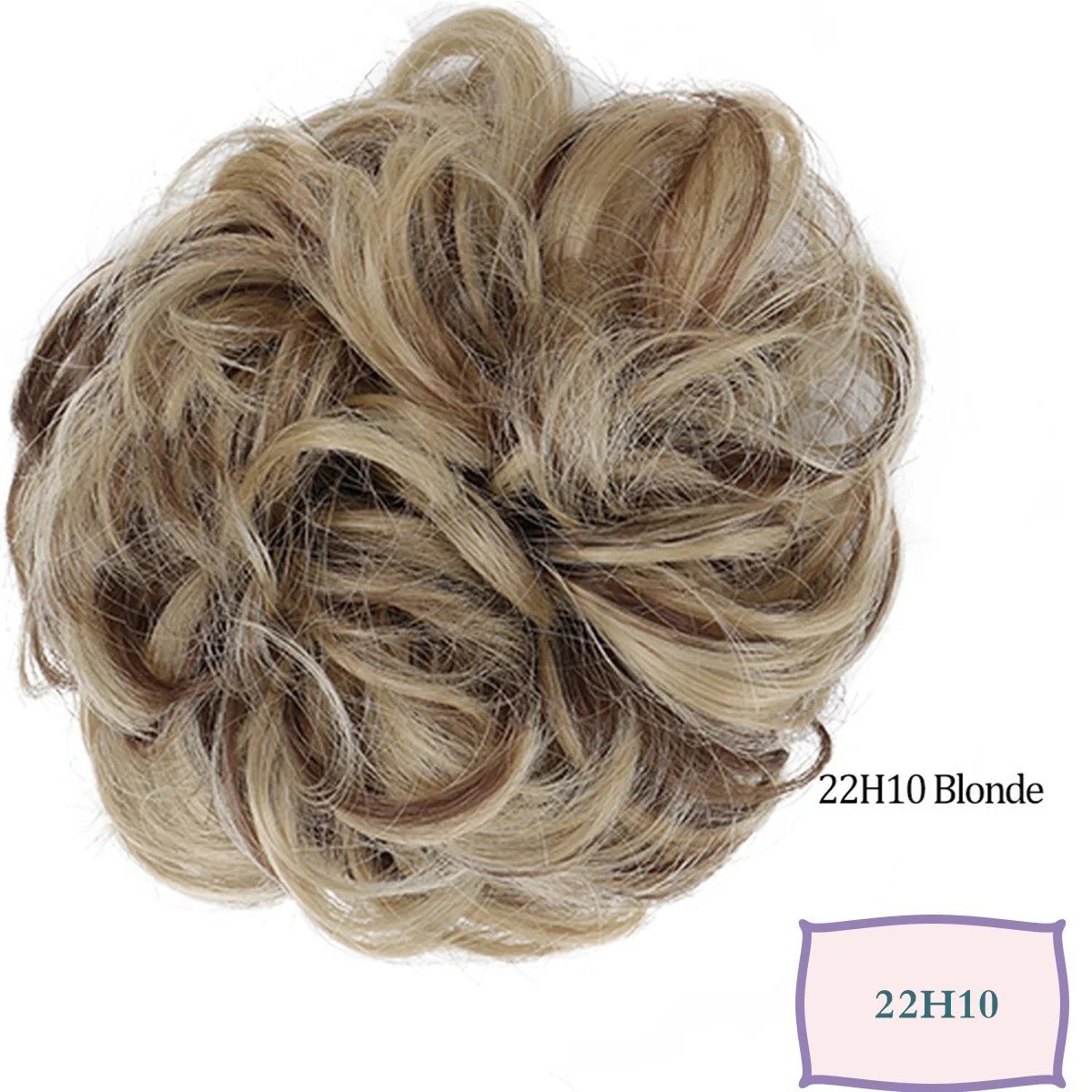 Natural Curly Messy Bun Hair Piece Scrunchie Updo Hair Extensions Real as