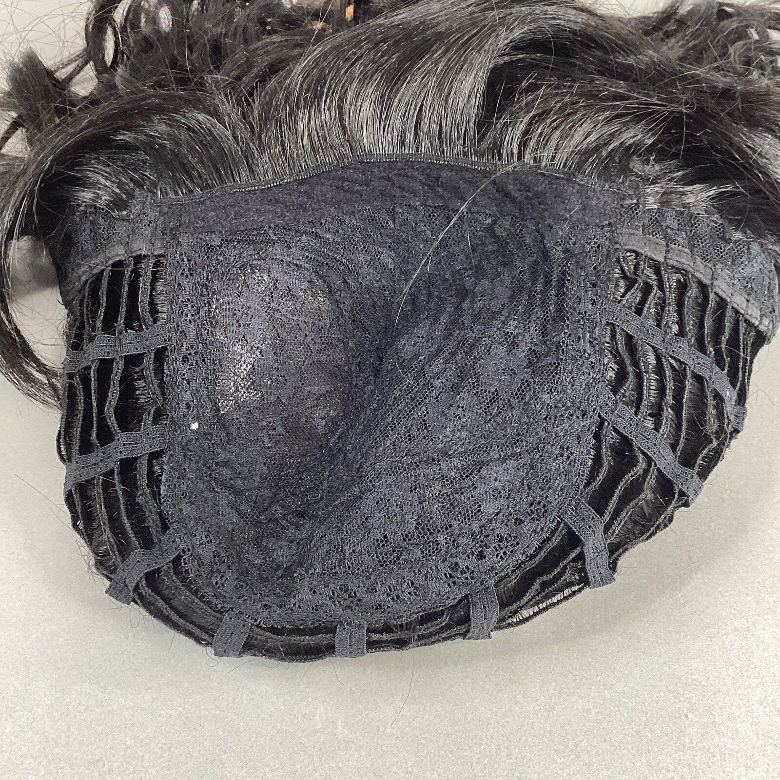 CT147 Shoulder Length Wavy #1B Off Black Synthetic Full Wig