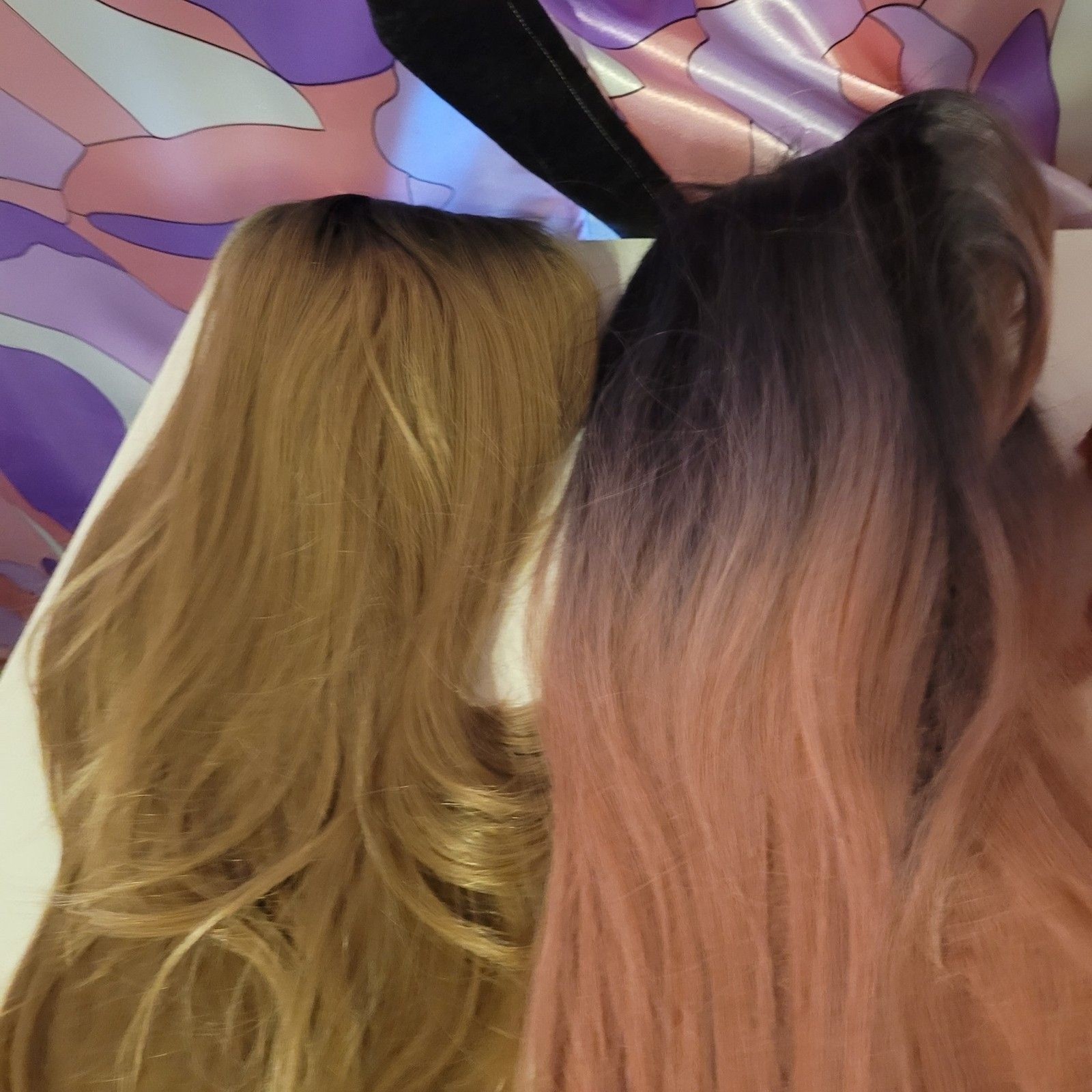 Cosplay Rockstar Wigs lot of 3 Drag Queen Costume Halloween Ariel Mermaid Disney