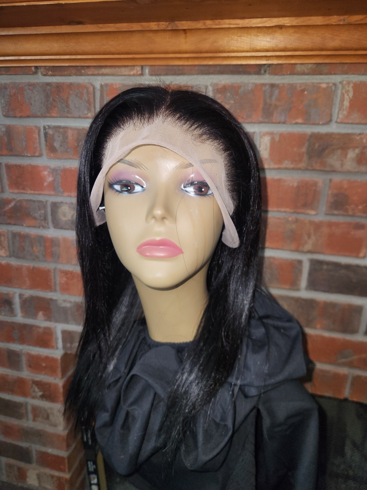 Pre-everything HUMAN BLEND Lace Front Wig Straight Women