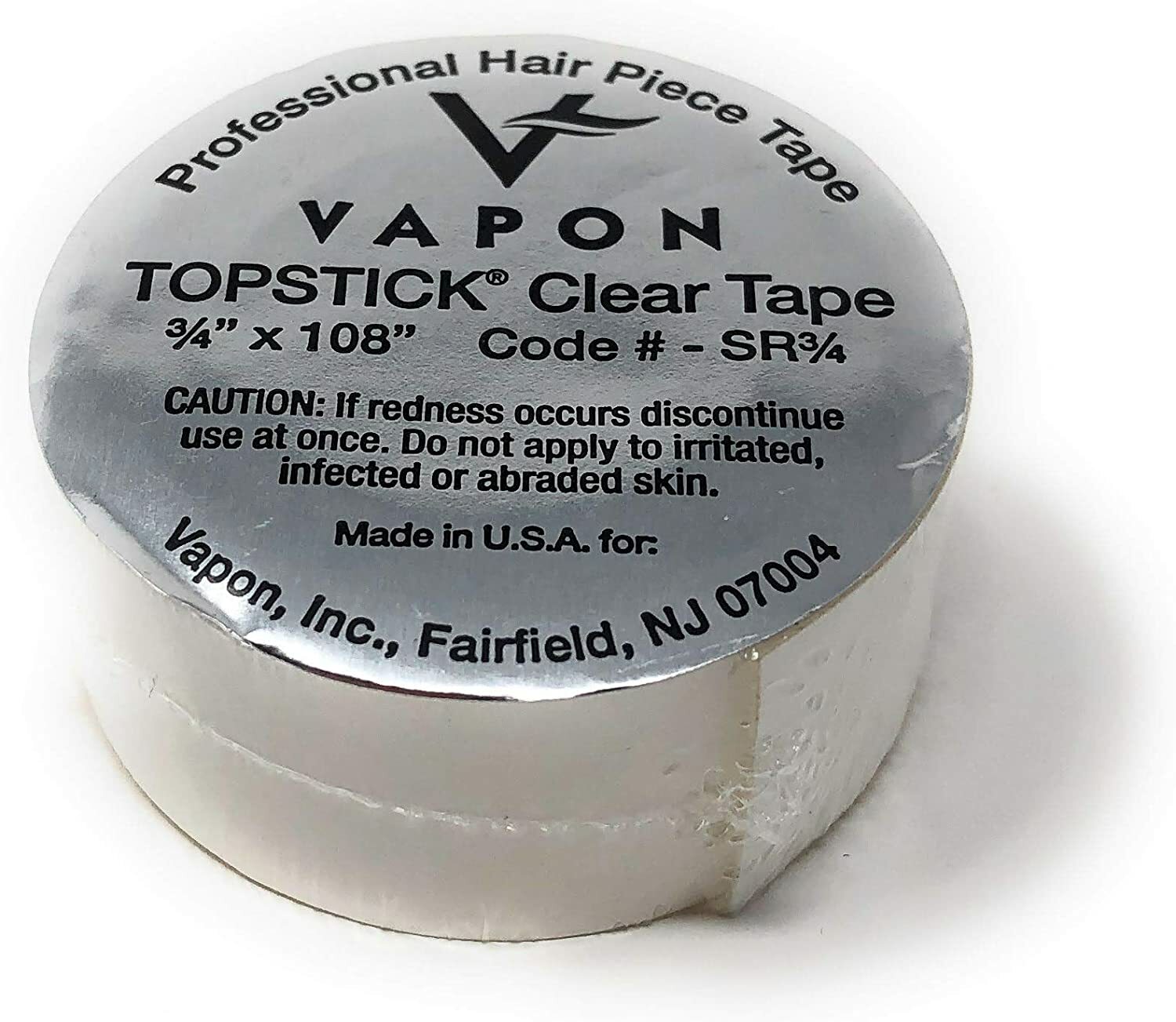 Vapon Topstick Clear Double Sided 3/4″ x 3 Yard Roll Tape Lace Wig Toupee