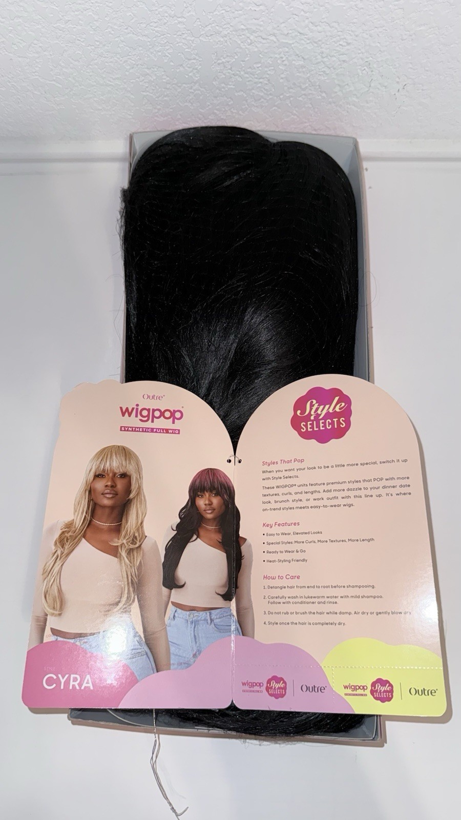 Wigpop – Style Selects – Cyra (OFF BLACK 1B) “never-worn wig”