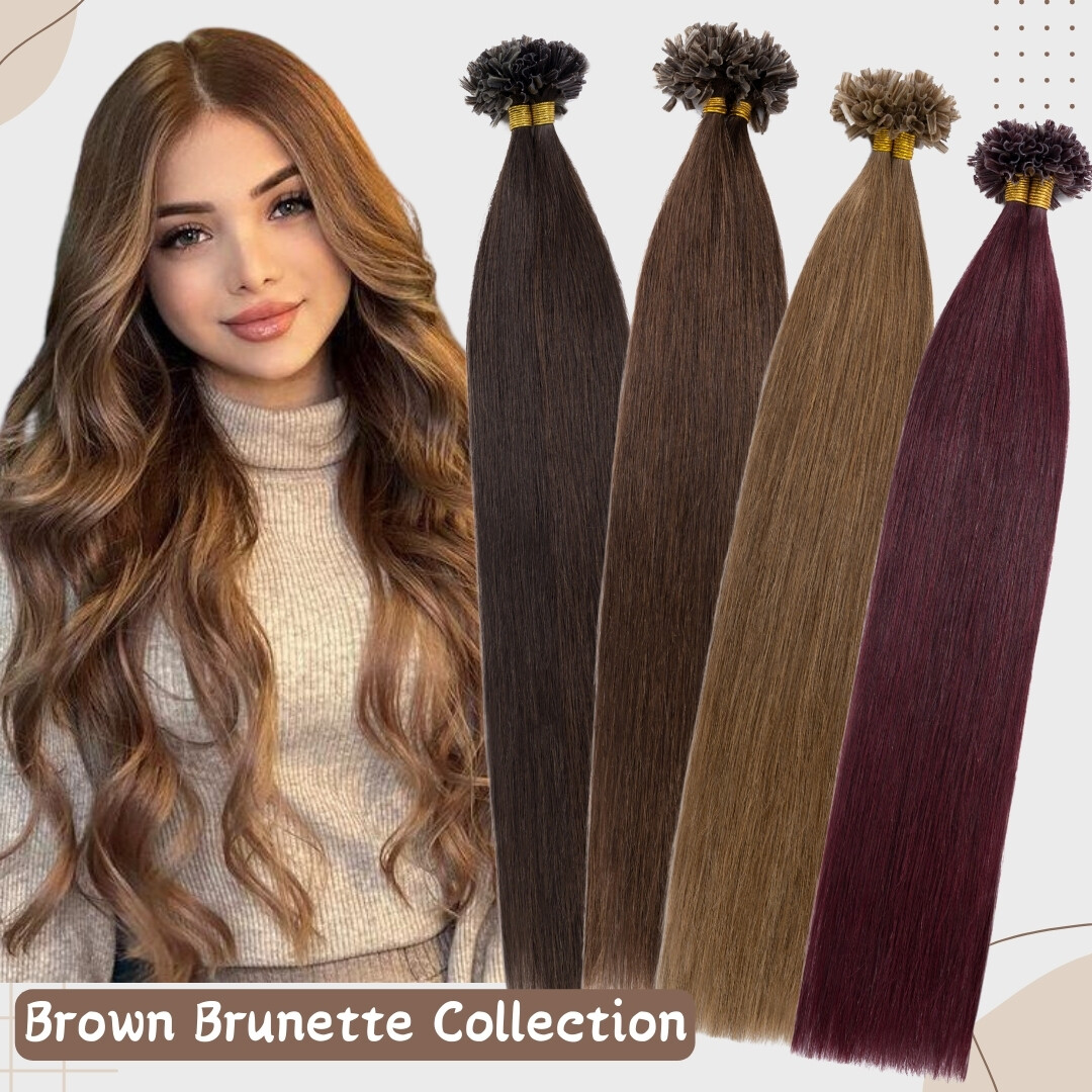 US CLEARANCE Pre Bonded Keratin THICK Nail U Tip Human REAL Hair Extensions 400S