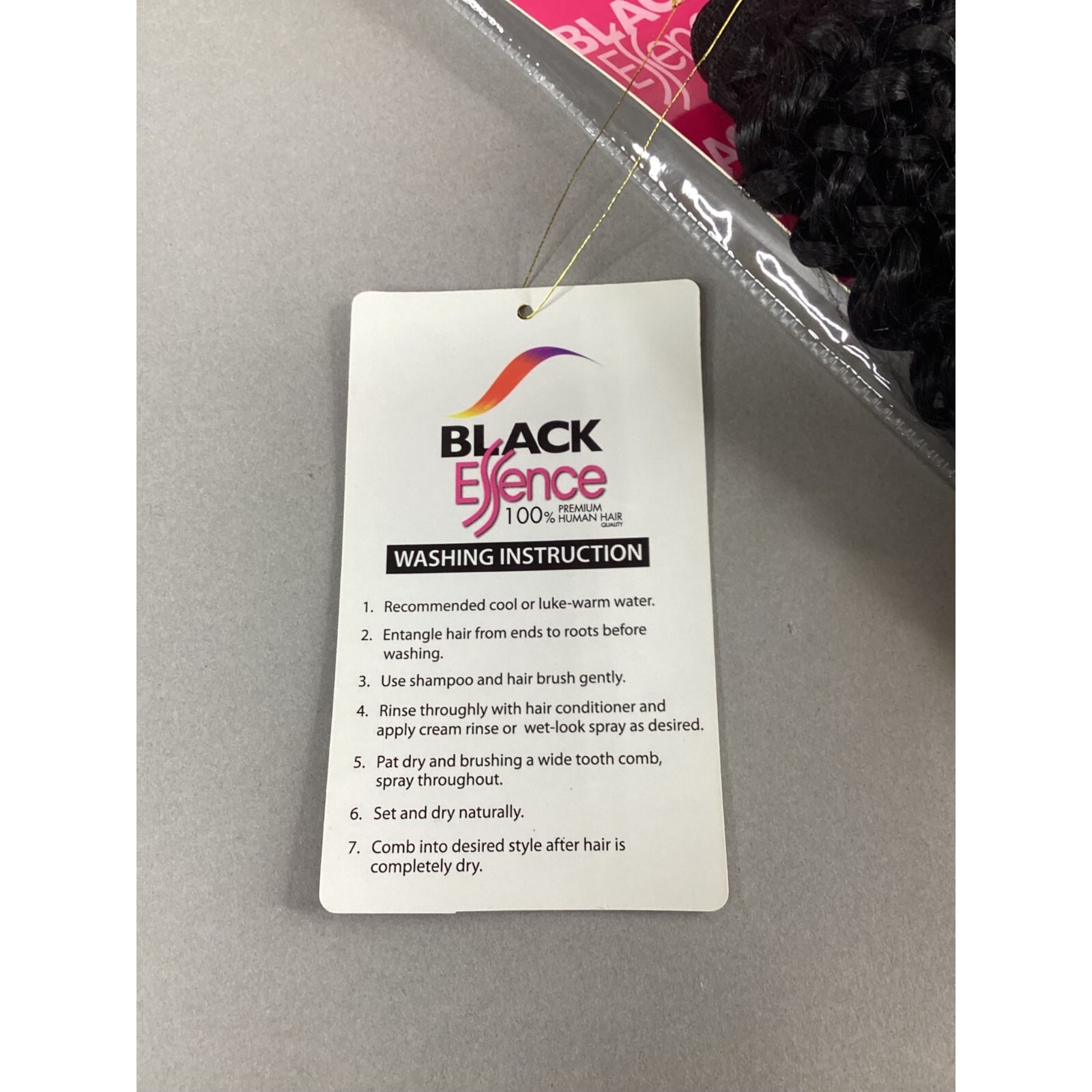 12″ Short Jerry Curl Color #T1B27 Off Black Highlights Blended Hair Extensions