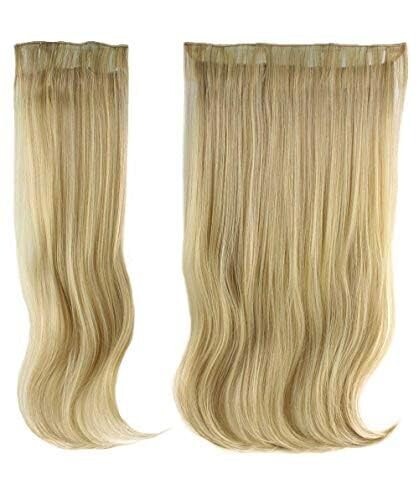 Adult Women’s Straight Blonde High Heat Clip-In Extension (24 in),ST-006